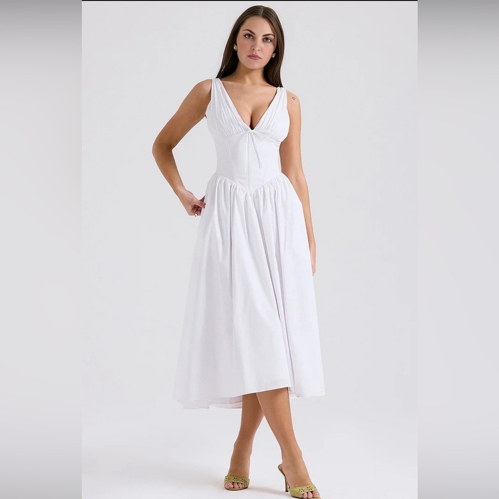 Emmelina Cotton Corset Sundress